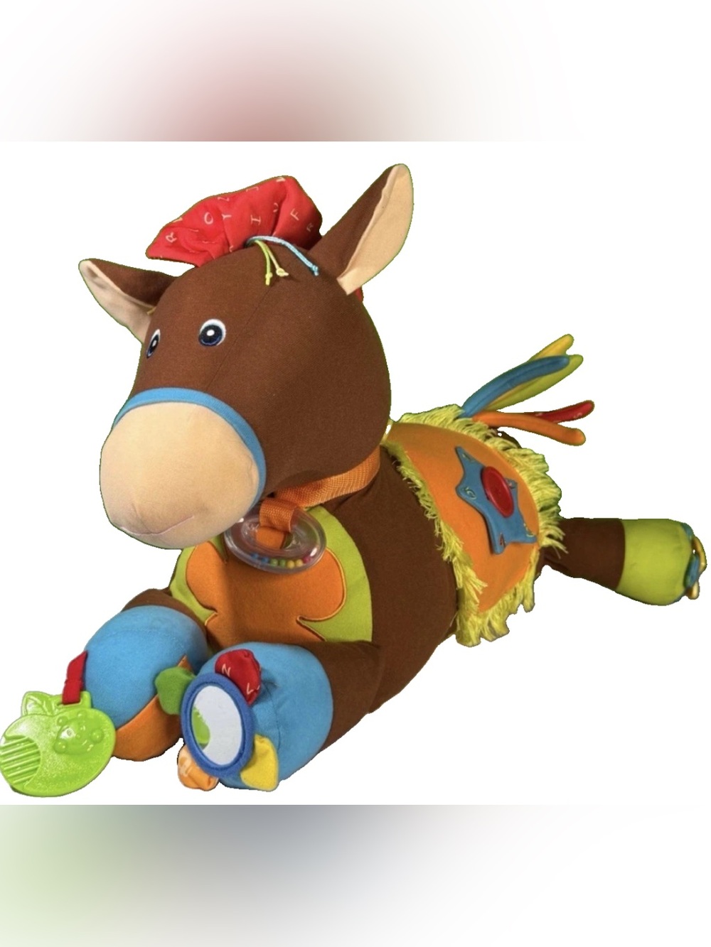 Melissa & Doug K's Kids Giddy Up & Play Musical Plush Horse Activity Toy Sensory